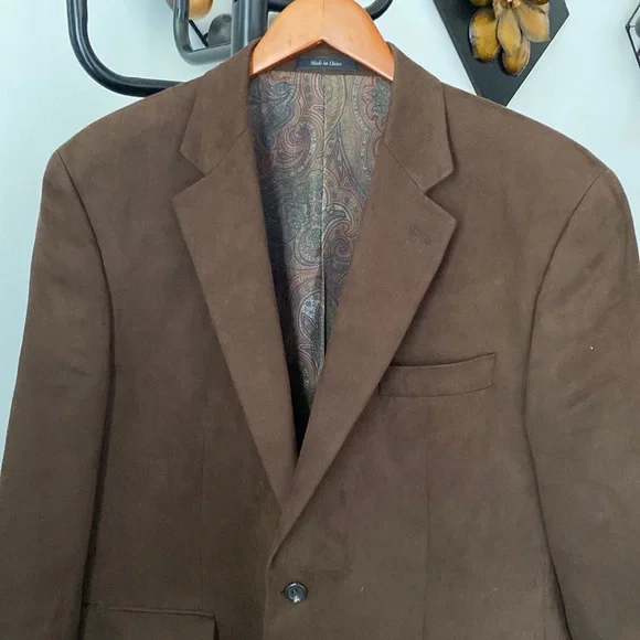 Lauren Ralph Lauren Mens 44R Polyester Blazer Sport Coat Jacket